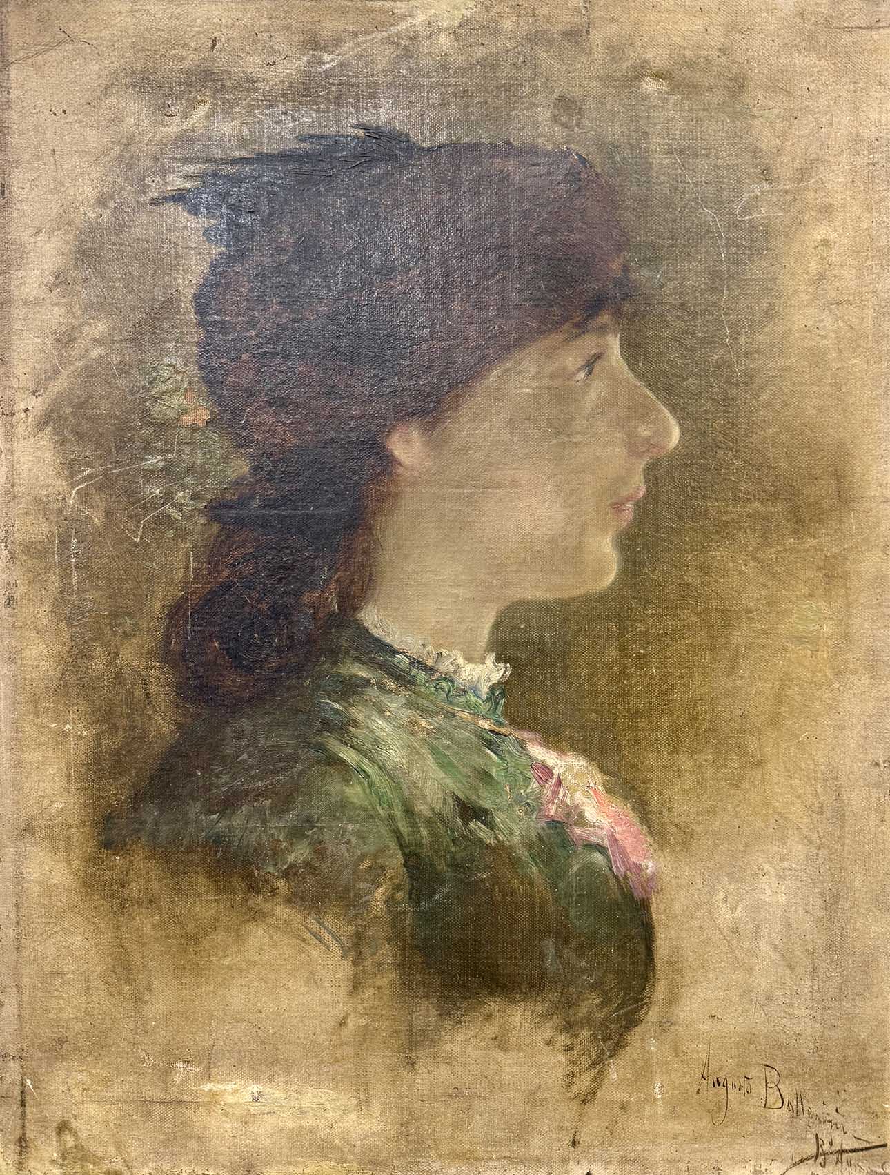 Mujer de perfil